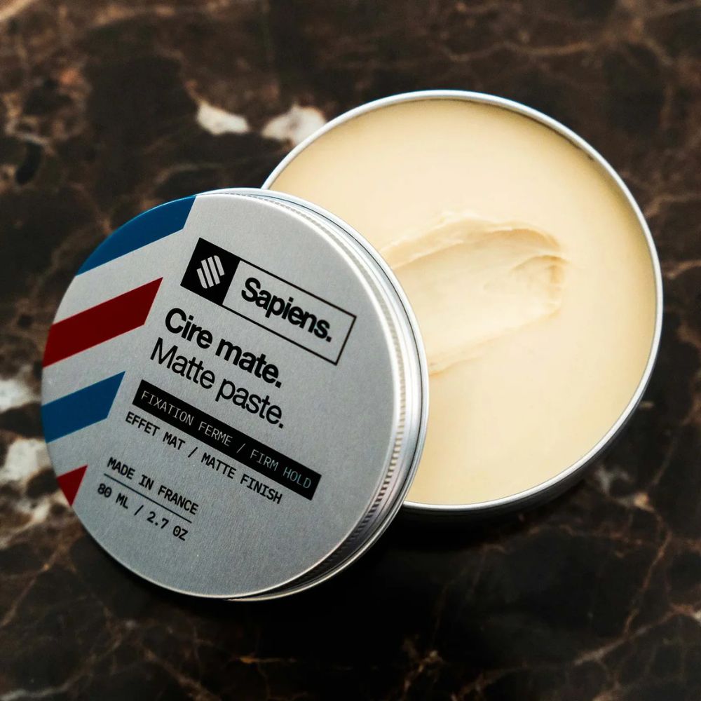 Cire coiffante mate — Tenue forte